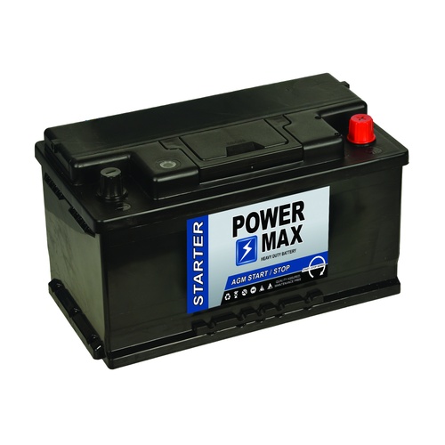 Powermax PM115AGM Start Stop AGM Car Battery 12V 80Ah Type 115AGM, 3 Years Warranty